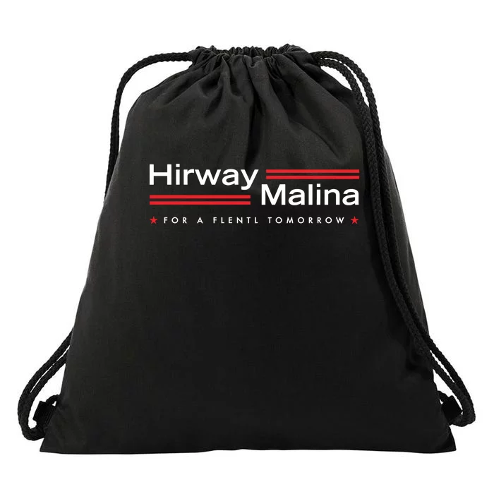 Hirway Malina For A Flentl Tomorrow Drawstring Bag