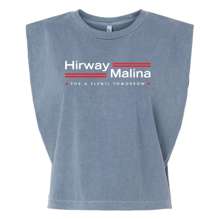 Hirway Malina For A Flentl Tomorrow Garment-Dyed Women's Muscle Tee