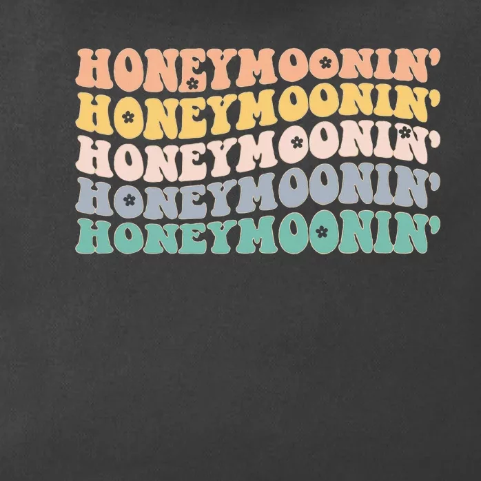 Honey Moonin Fun Honeymooning Honeymoon Vacation Zip Tote Bag