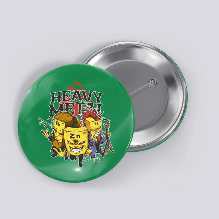 Heavy Metal Funny Chemistry Button