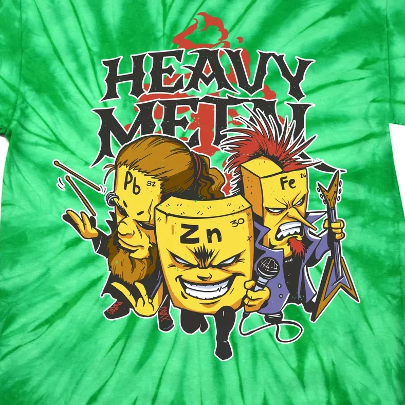 Heavy Metal Funny Chemistry Tie-Dye T-Shirt