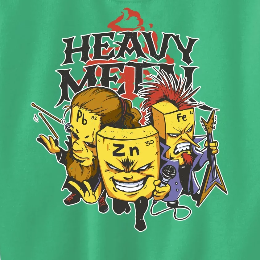 Heavy Metal Funny Chemistry Kids Sweatshirt