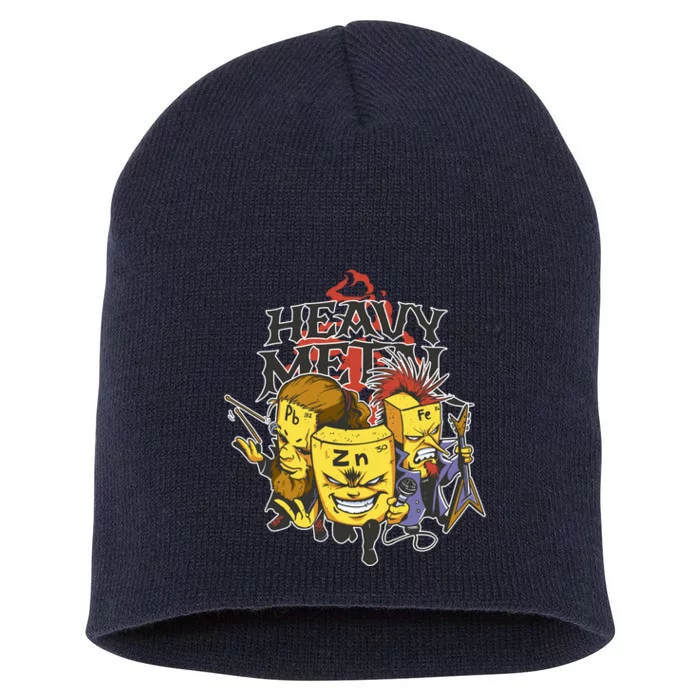 Heavy Metal Funny Chemistry Short Acrylic Beanie