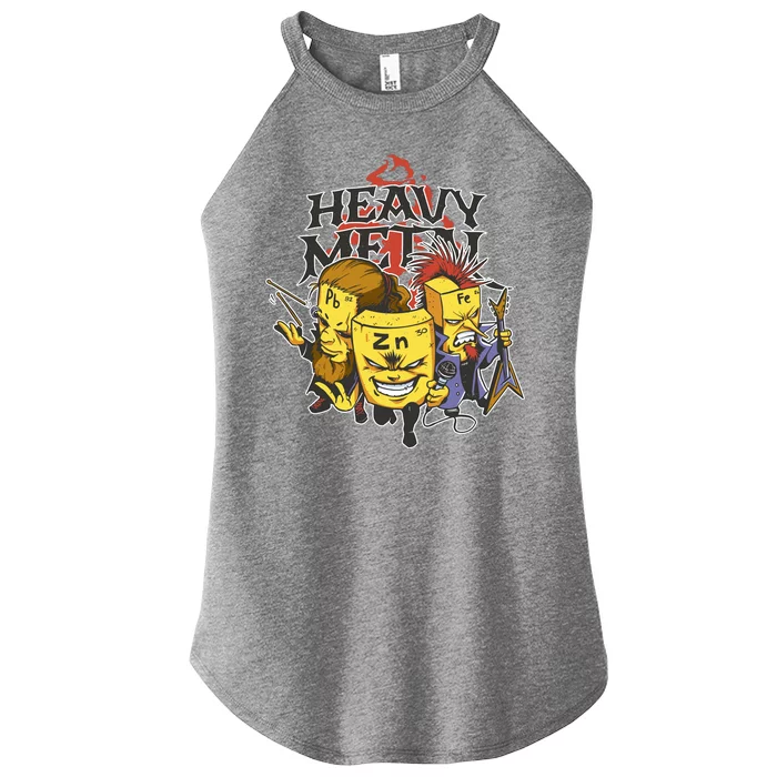 Heavy Metal Funny Chemistry Women’s Perfect Tri Rocker Tank