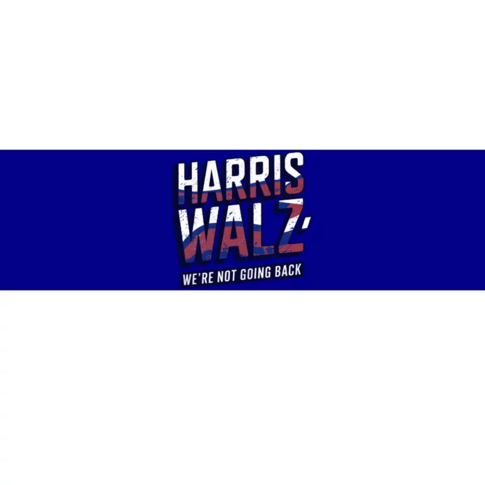 Harriswalz Merica Forward Not Backward In Gift Bumper Sticker