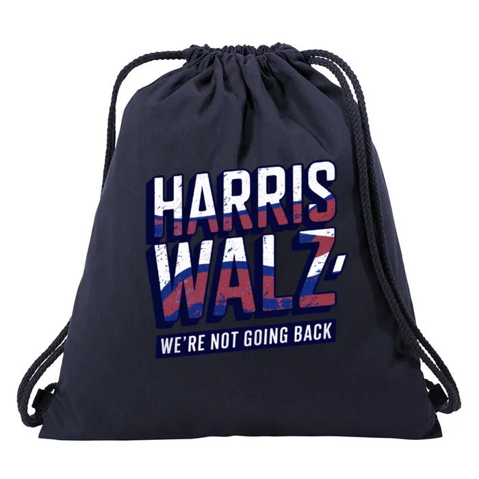 Harriswalz Merica Forward Not Backward In Gift Drawstring Bag