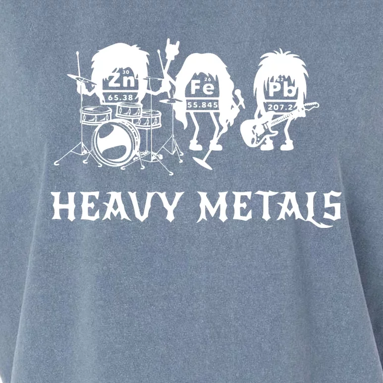 Heavy Metals Funny Chemistry Periodic Table Joke Garment-Dyed Women's Muscle Tee