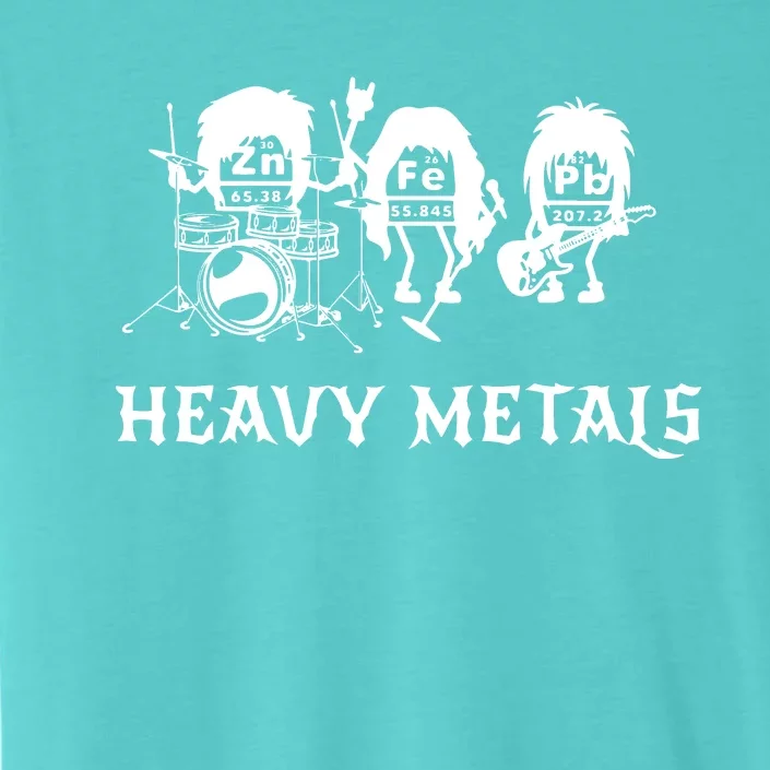 Heavy Metals Funny Chemistry Periodic Table Joke ChromaSoft Performance T-Shirt