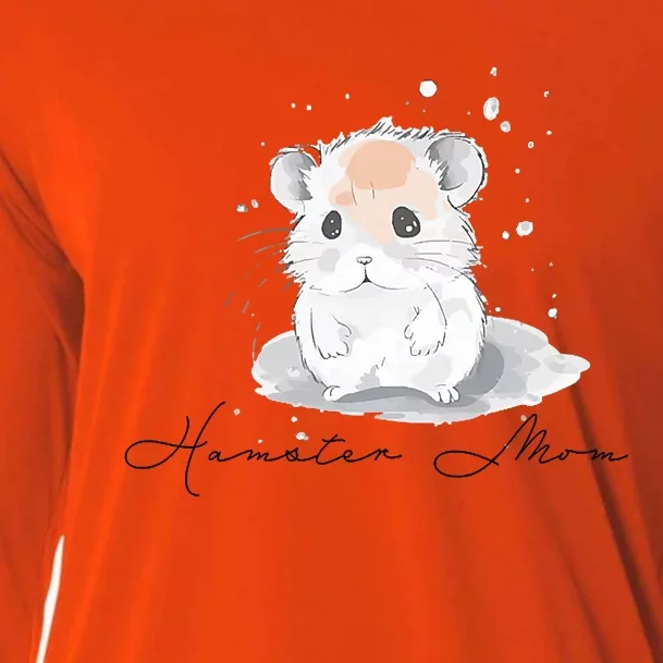 Hamster Mom For Hamster Lovers Great Gift Cooling Performance Long Sleeve Crew