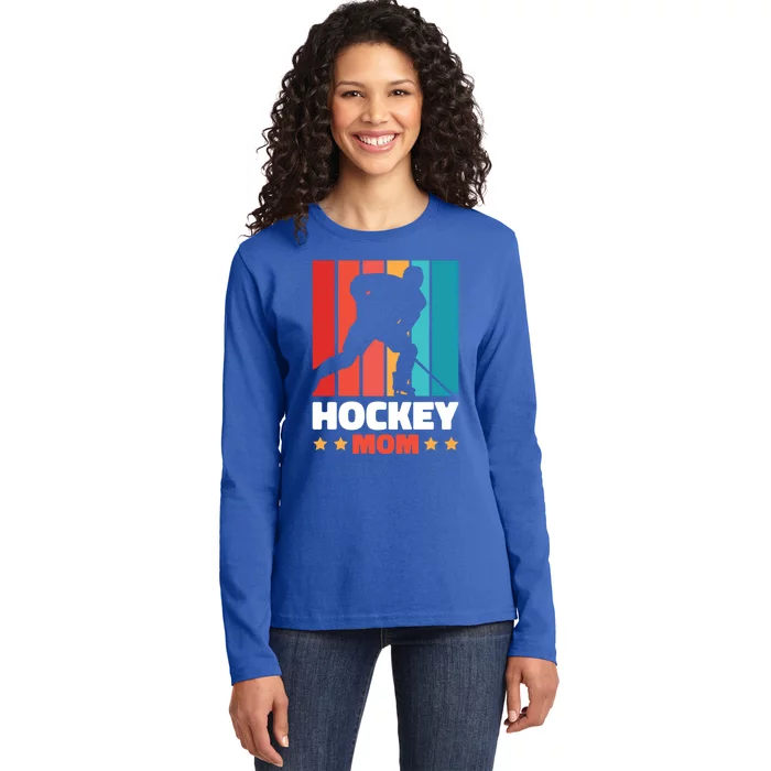 Hockey Mom For Hockey Great Gift Ladies Long Sleeve Shirt