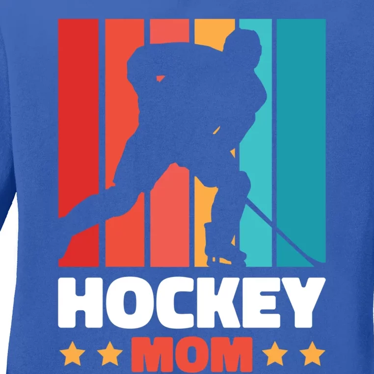 Hockey Mom For Hockey Great Gift Ladies Long Sleeve Shirt