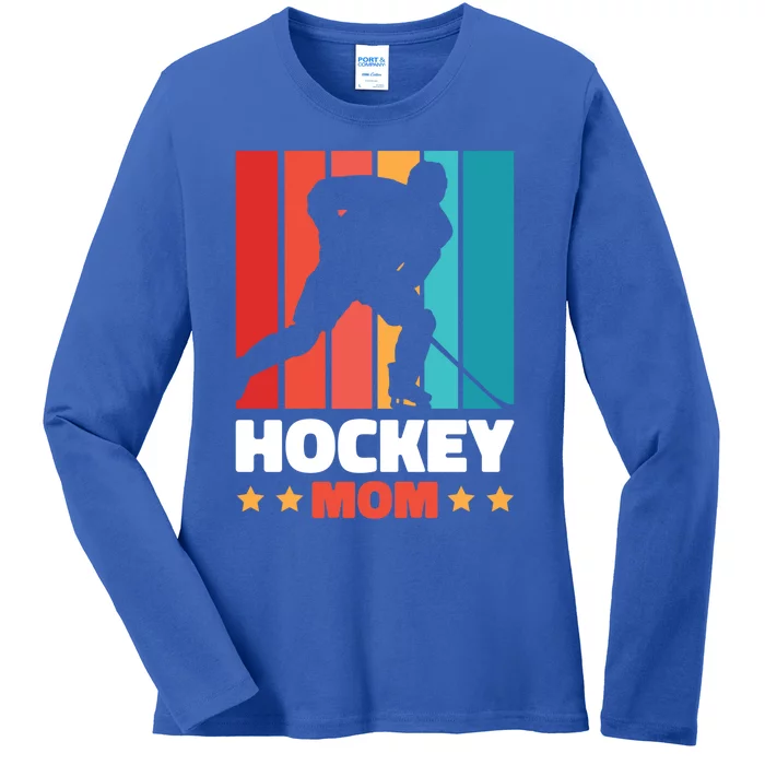 Hockey Mom For Hockey Great Gift Ladies Long Sleeve Shirt