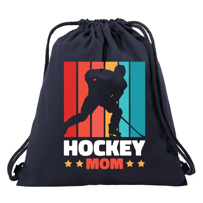 Hockey Mom For Hockey Great Gift Drawstring Bag