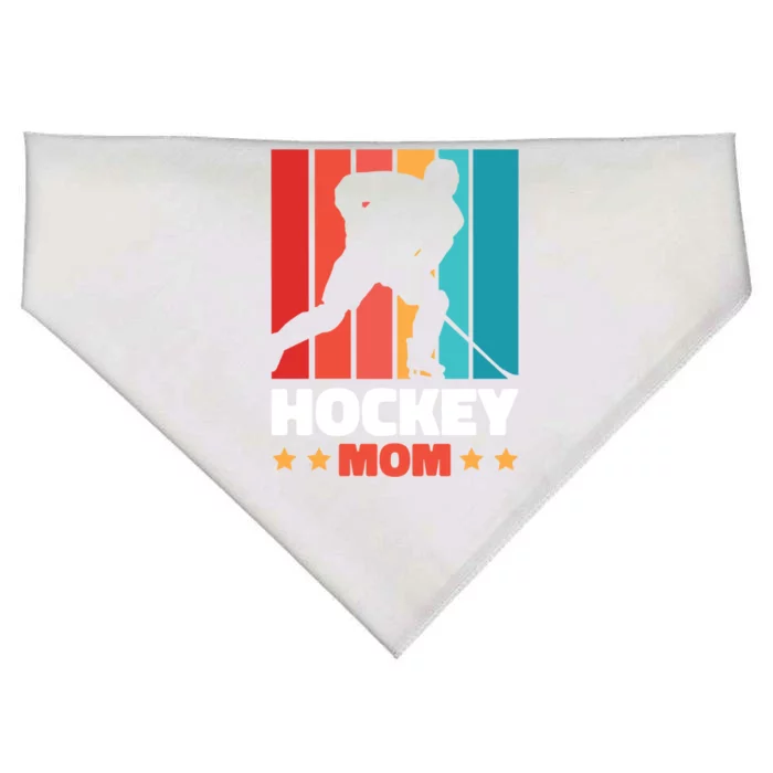 Hockey Mom For Hockey Great Gift USA-Made Doggie Bandana