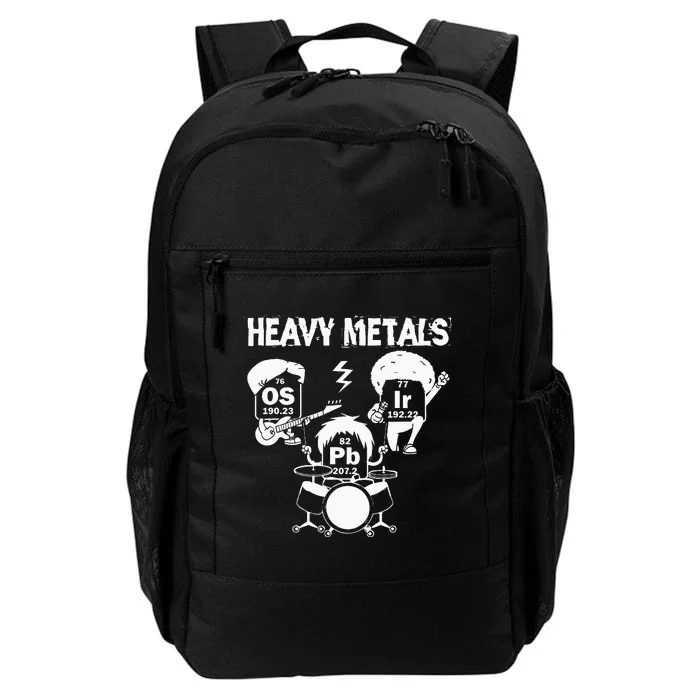 Heavy Metals Funny Chemist Elements Periodic Table Musical Daily Commute Backpack