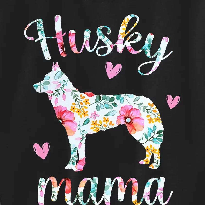 Husky Mom Funny Siberian Husky Mama Dog Kids Sweatshirt