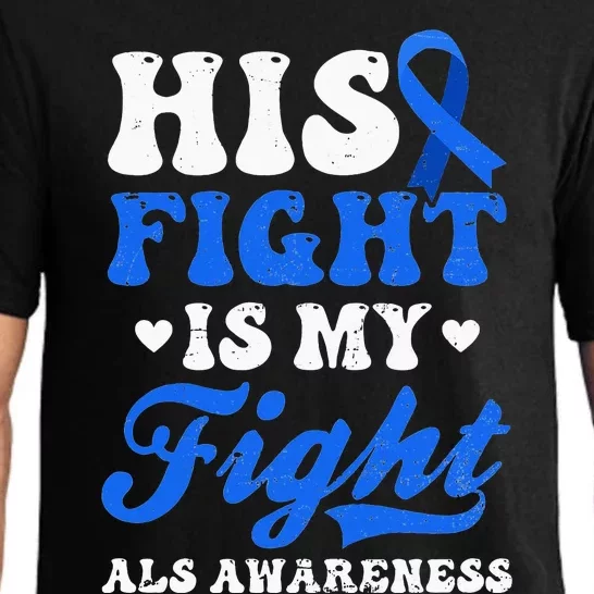 His My Fight Design Als Awarenesss Pajama Set