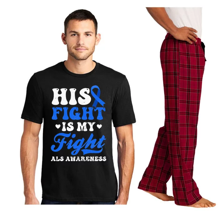 His My Fight Design Als Awarenesss Pajama Set