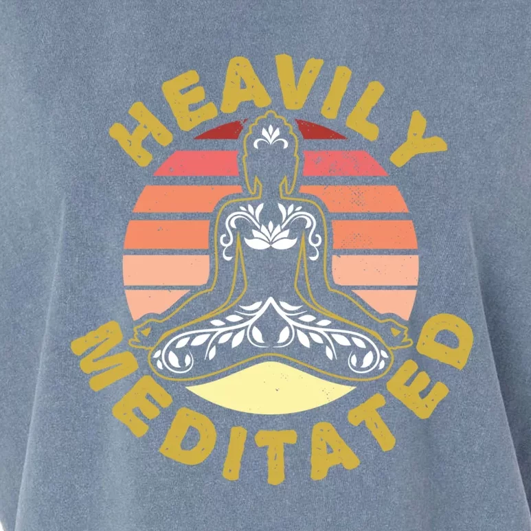 Heavily Meditated Gift Yoga Gift Lover Gift Garment-Dyed Women's Muscle Tee