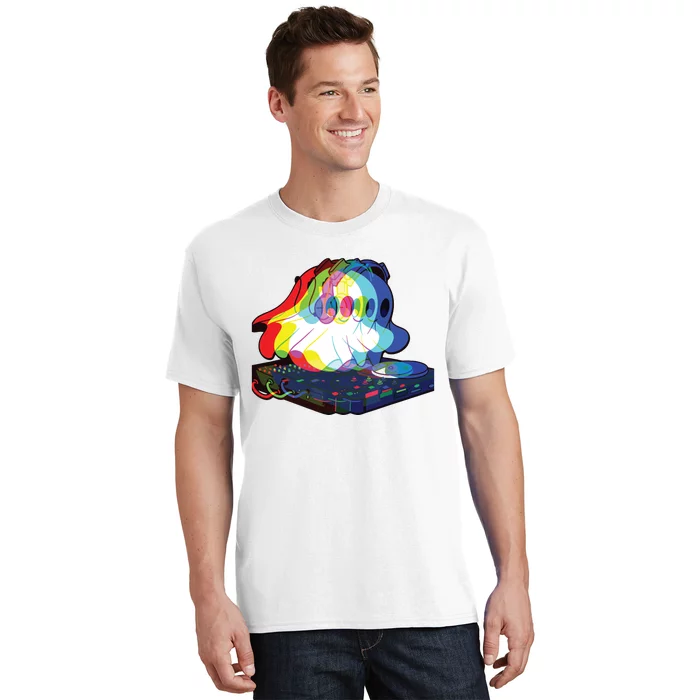 House Music Ghost Halloween Techno Rave Halloween Party T-Shirt