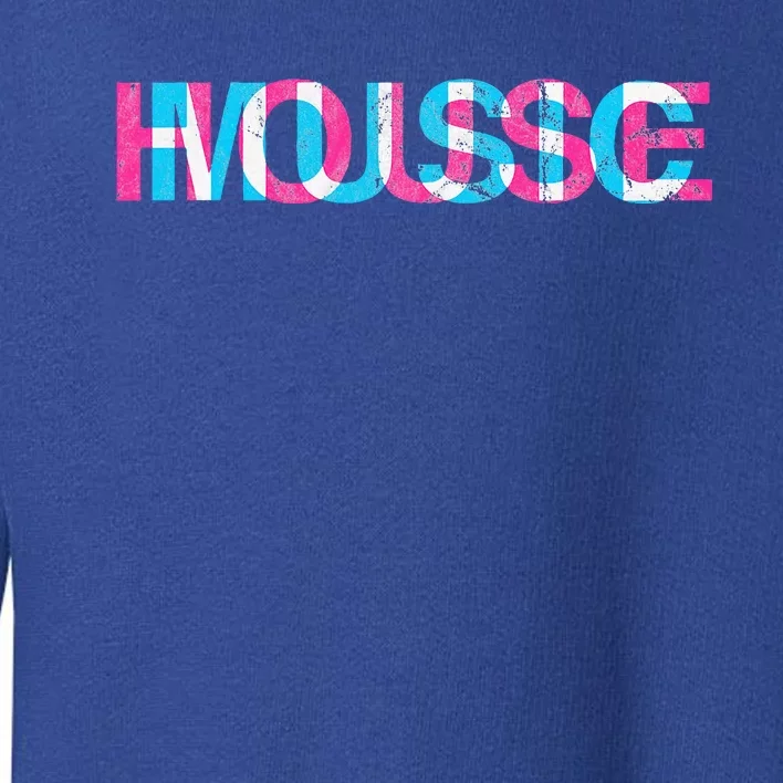 House Music Glitch Optical Illusion Edm Rave Dj Toddler Sweatshirt