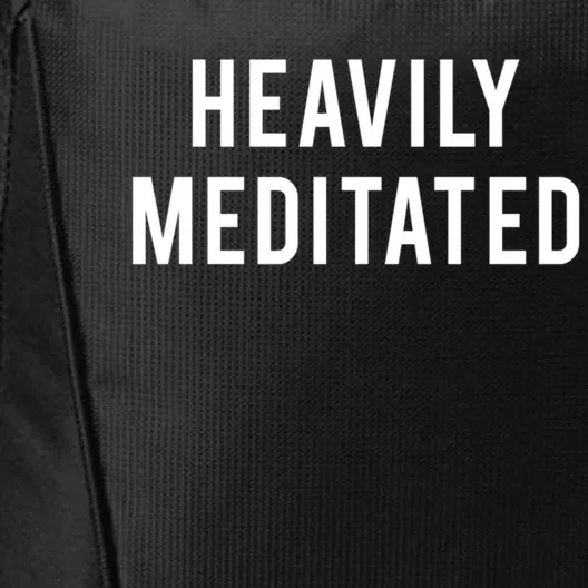 Heavily Meditated Great Gift City Backpack