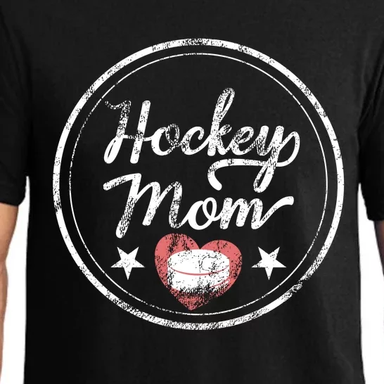 Hockey Mom Gift For Women Heart Gift Pajama Set