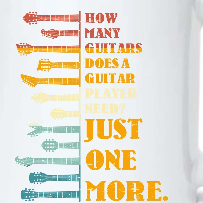 How Many Guitars Does A Player Need? Just One More Bands Top Black Color Changing Mug