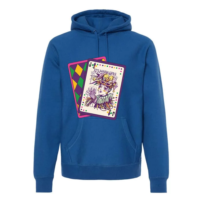 Happy Mardi Gras Tarot Card Louisiana Mardi Gras Queen Premium Hoodie