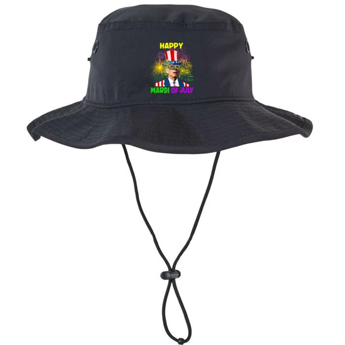 Happy Mardi Gras Funny Joe Biden Sarcastic 4th Of July Legacy Cool Fit Booney Bucket Hat