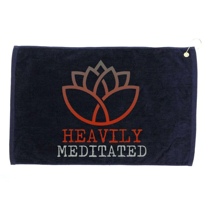 Heavily Meditated Gift Grommeted Golf Towel