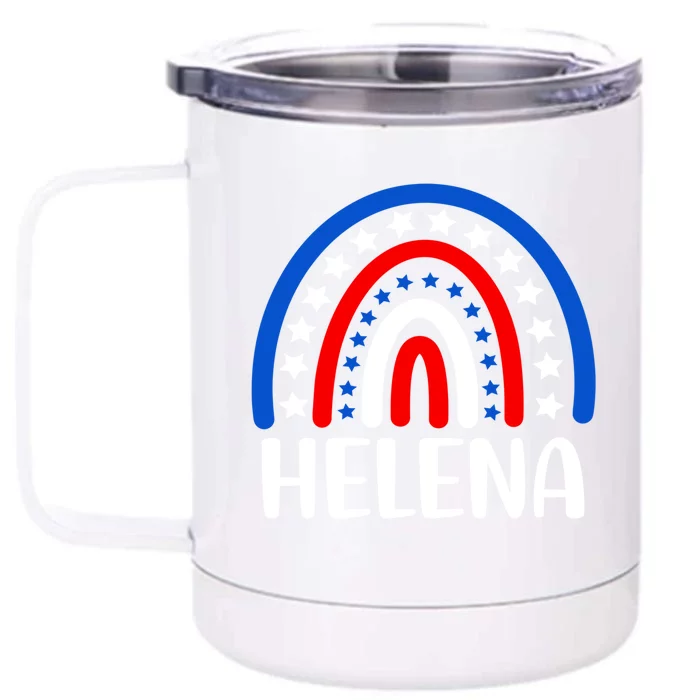 Helena Montana Gift I Love Helena Montana Usa Gift Front & Back 12oz Stainless Steel Tumbler Cup