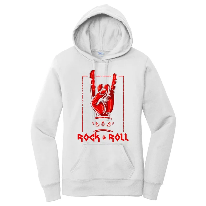 Heavy Metal Guitar Death Metal Rock N Roll Music Women's Pullover Hoodie