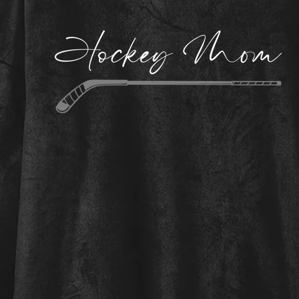 Hockey Mom Gift Hooded Wearable Blanket