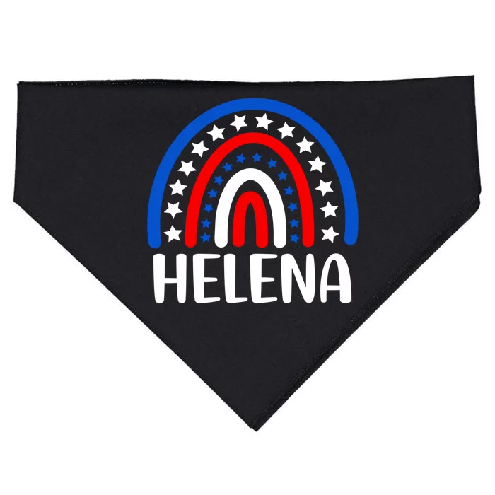 Helena Montana Gift I Love Helena Montana Usa Gift USA-Made Doggie Bandana