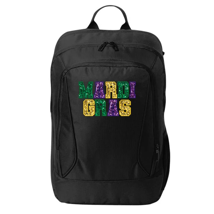 Happy Mardi Gras Carnival Fat Tuesday Fleur De Lis City Backpack