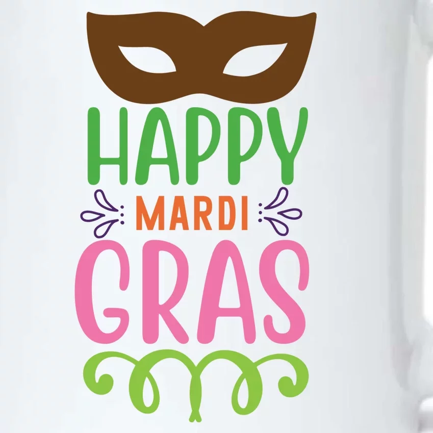 Happy Mardi Gras Black Color Changing Mug