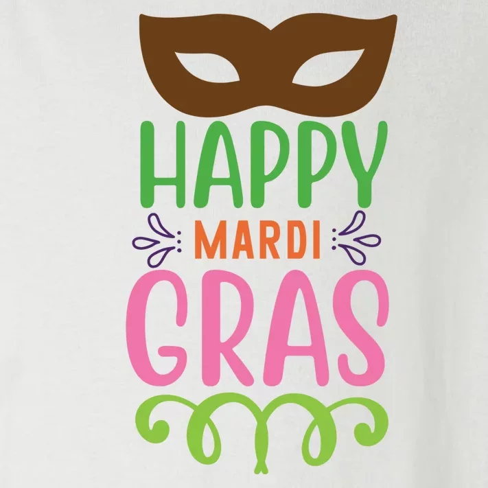 Happy Mardi Gras Toddler Long Sleeve Shirt