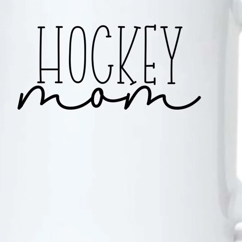 Hockey Mom Gift Ice Hockey Fan Gift Black Color Changing Mug