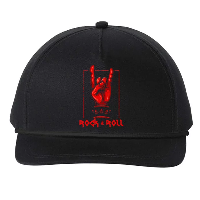 Heavy Metal Guitar Death Metal Rock N Roll Music Snapback Five-Panel Rope Hat