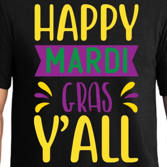 Happy Mardi Gras Y'all Pajama Set