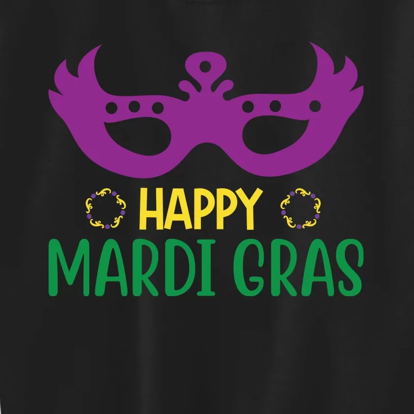 Happy Mardi Gras Kids Sweatshirt