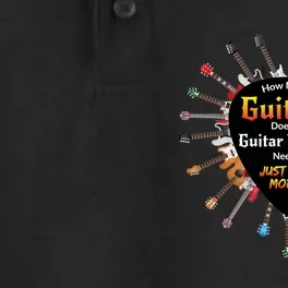 How Many Guitars Does A Guitar Player Need Funny Dry Zone Grid Performance Polo