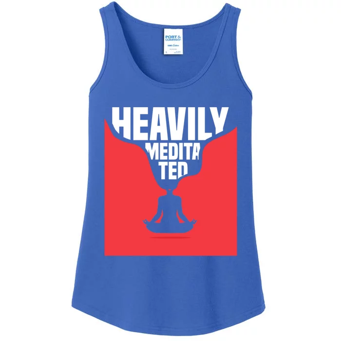 Heavily Meditated Gift Yoga Spiritual Meditation Gift Ladies Essential Tank