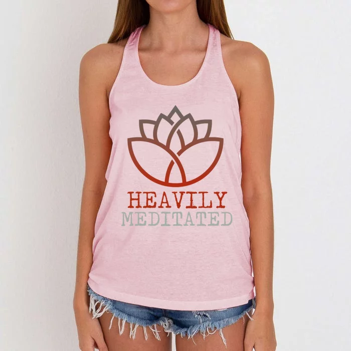 Heavily Meditated Gift Women's Knotted Racerback Tank