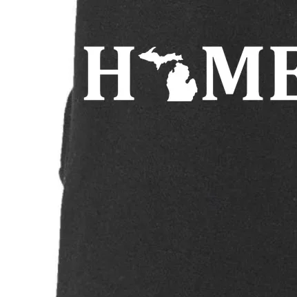 Home Michigan Great Lake State MI Est 1837 Home Doggie 3-End Fleece Hoodie