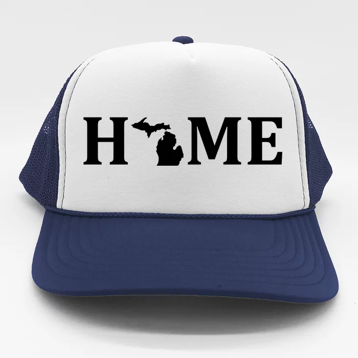 Home Michigan Great Lake State MI Est 1837 Home Trucker Hat