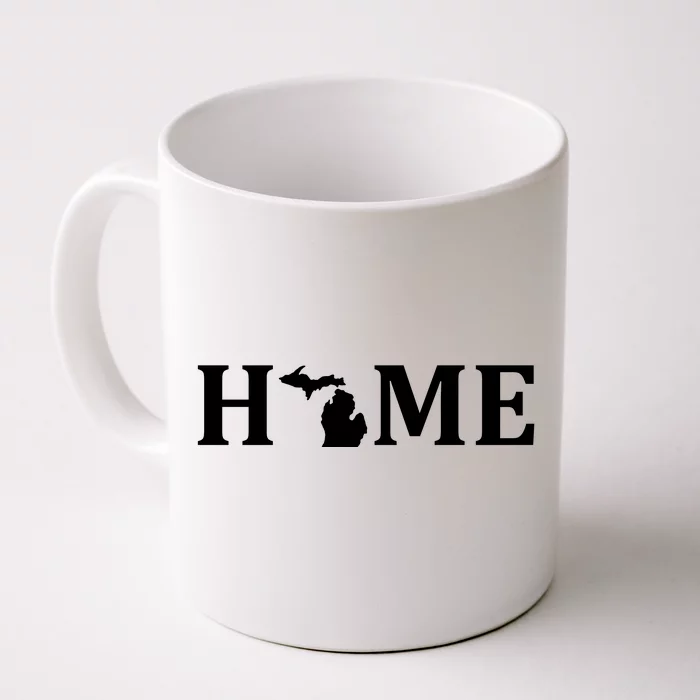 Home Michigan Great Lake State MI Est 1837 Home Front & Back Coffee Mug