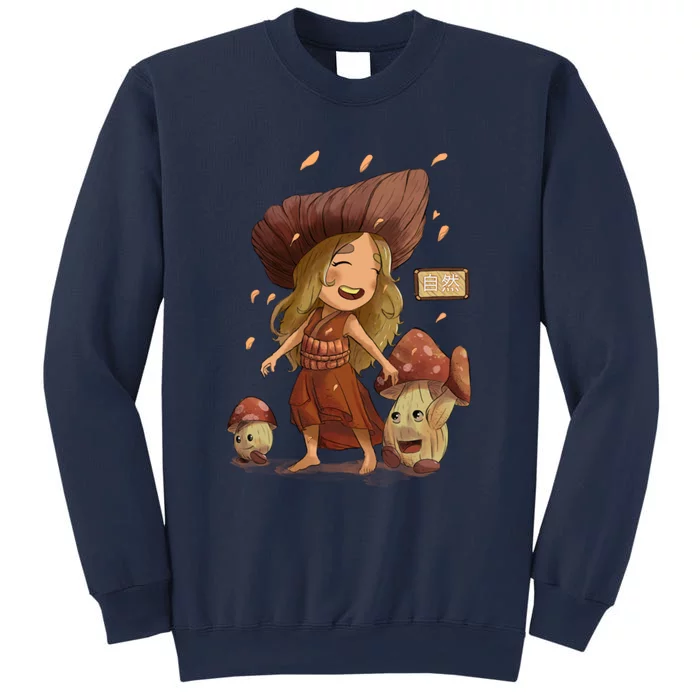 Happy Mushoroom Girl Sweatshirt