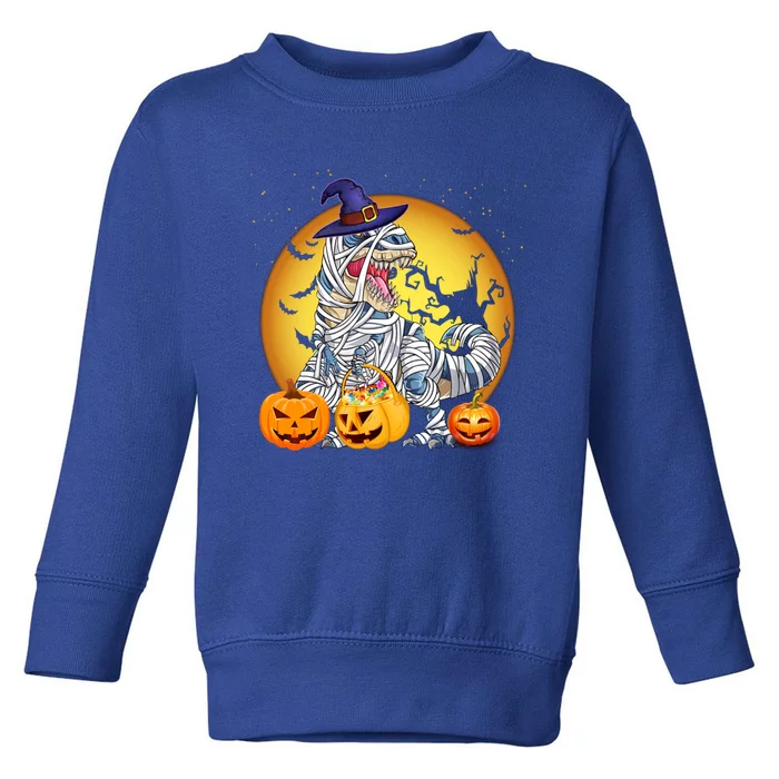 Halloween Meaningful Gift Dinosaur T Rex Mummy Witch Pumpkin Meaningful Gift Toddler Sweatshirt